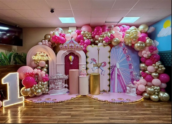 Decoración de bautizo y revelación de género en Valencia